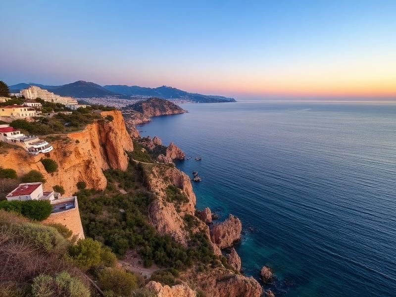 Athenian Riviera coastline near Vouliagmeni